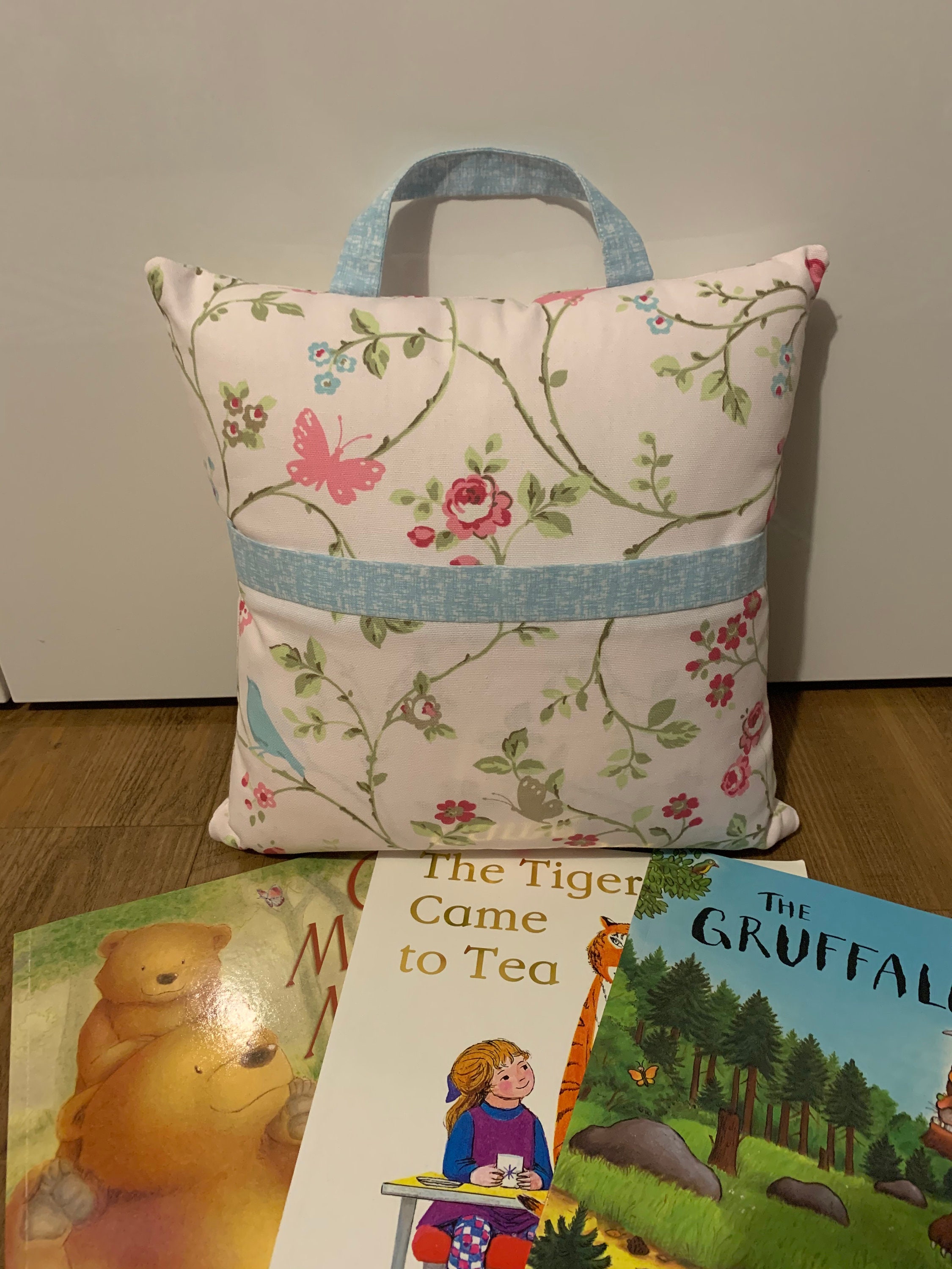 Personalised Childrens Book Cushion Pocket Cushion Childrens Etsy