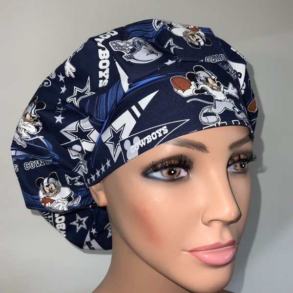 Mickey Mouse Dallas Cowboys Scrub Hat with Toggle