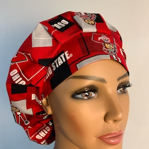 Ohio State Buckeyes X Surgical  cap with Toggle