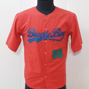 Vintage 1970's Bugle Boy Baseball Style Shirt Size M Sports