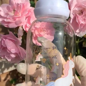 ABDL glass bottle - littlespace ~ ddlg ~ mdlg ~ cgl ~ littlespace bottle 18+ only