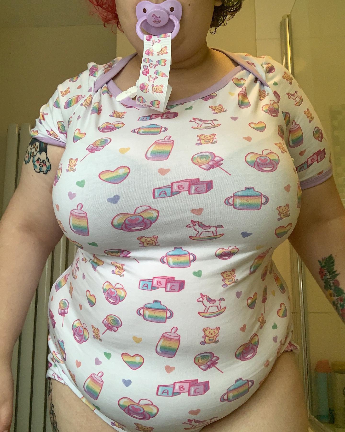 Pastel Pride Adult Onesie SIZES XXS-5XL Ddlg Mdlg Abdl - Etsy Denmark