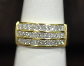 Yellow Gold and Diamond Ring