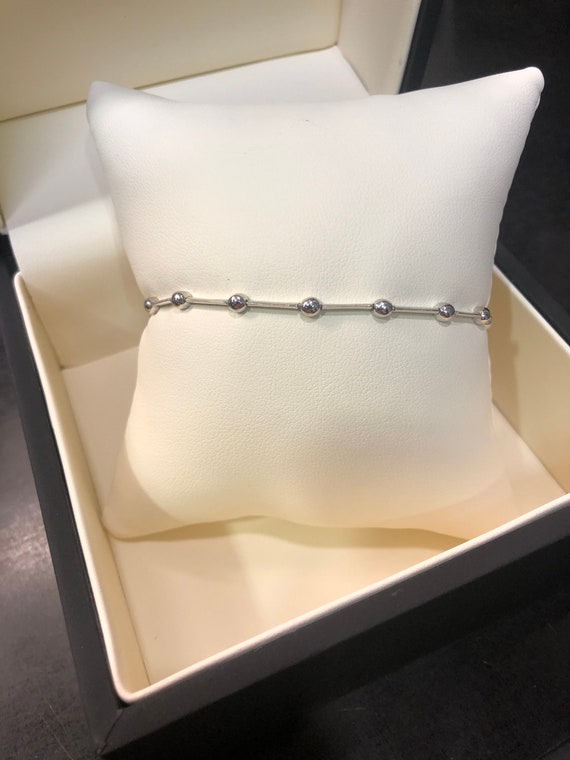 18K white gold bracelet