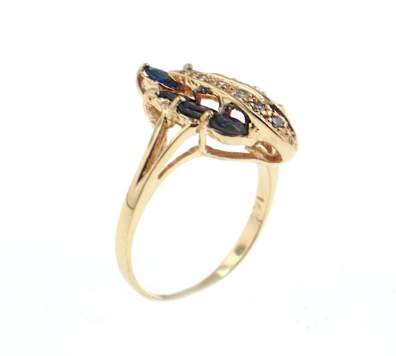 Sapphire and Diamond Ring - image 5