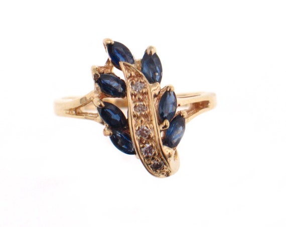 Sapphire and Diamond Ring - image 4