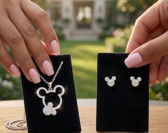 Mickey Mouse Charm with Necklace by Xiobella