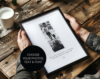 Cadeau personnalisé pour papa, cadeaux d'anniversaire pour père, impression photo personnalisée papa, impressions photo personnalisées, cadeau d'enfants pour papa, cadeau fête des pères