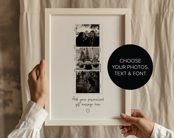 Regalo fotografico Polaroid personalizzato, stampe Polaroid, regali personalizzati, regalo personalizzato, cornice fotografica personalizzata, regali di San Valentino