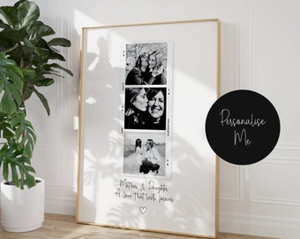 Custom Gift for Mum, Personalised Mum Photo Print, Birthday Gifts for Mother, Custom Photo Prints, Gift to Mum from Kids, Mothers Day Gift