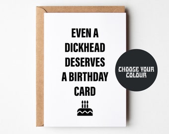 Tiny Penis Birthday Card Funny Rude Offensive - Etsy