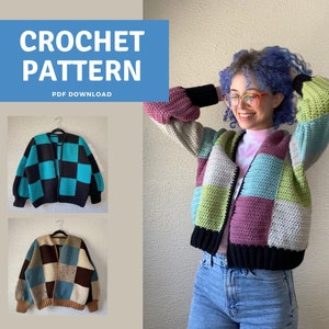 This or That Cardigan Pattern // Crochet Cardigan Pattern // Crochet Pattern // Digital Download // PDF Download image 1