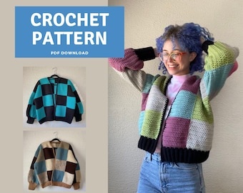 This or That Cardigan Pattern // Crochet Cardigan Pattern // Crochet Pattern // Digital Download // PDF Download