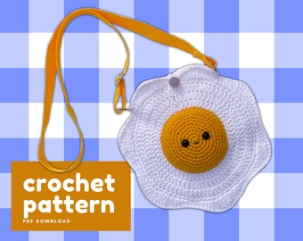 PATTERN // Eggie Bag Crochet Pattern // Instant PDF Download