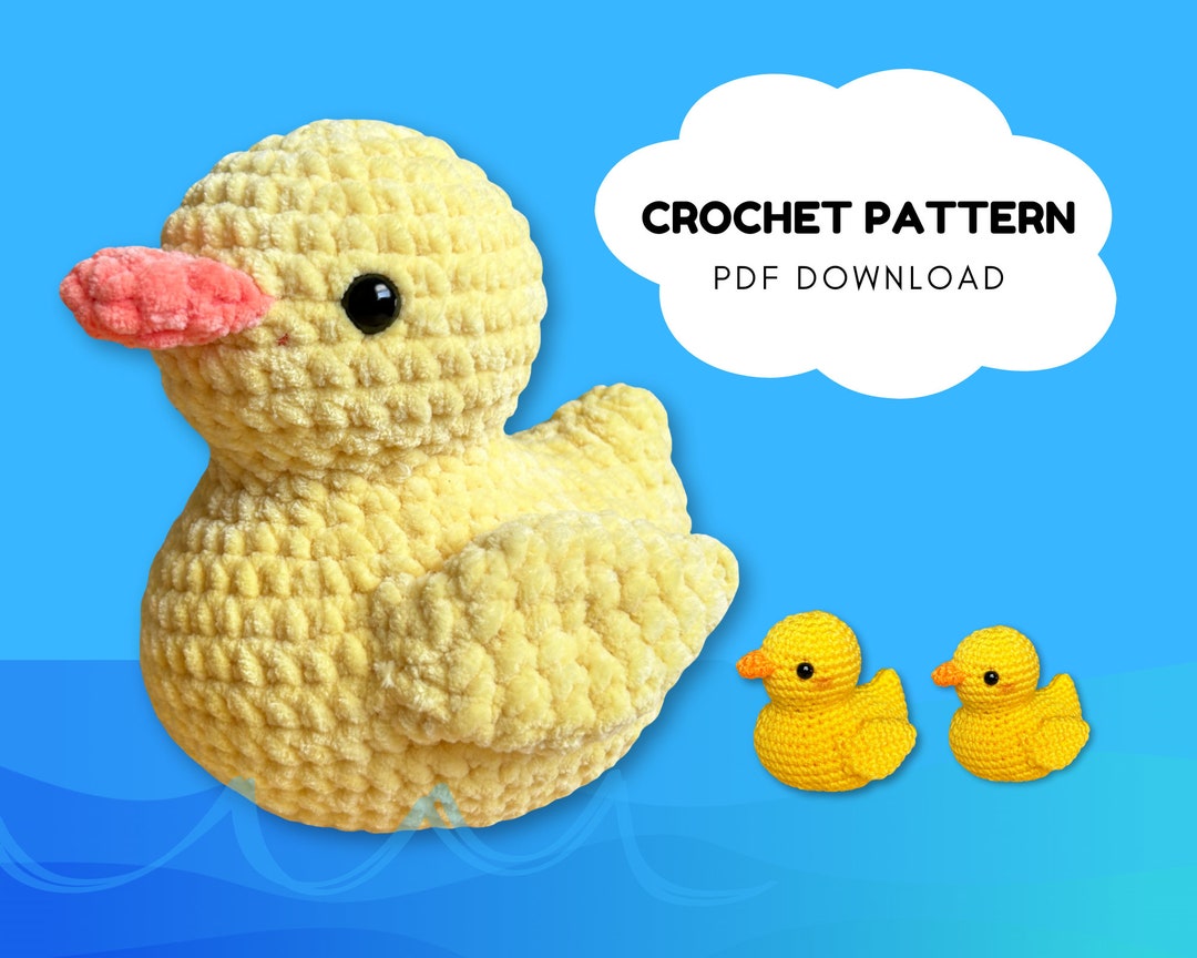 Crochet Rubber Duck Pattern // Amigurumi Pattern Etsy Crochet Rubber Duck Pattern // Amigurumi Pattern Etsy