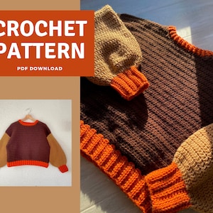 Basic Sweater Crochet Pattern // Beginner Friendly Crochet Pattern