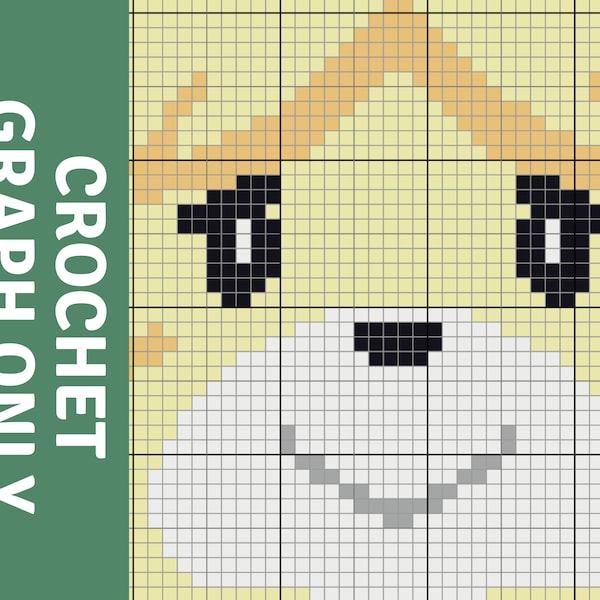 Isabelle Crochet Graph Pattern // PDF Instant Download