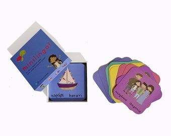 English-Greek Flash Cards for Children