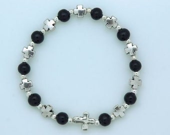 SALE - Beaded Bracelets with Cross