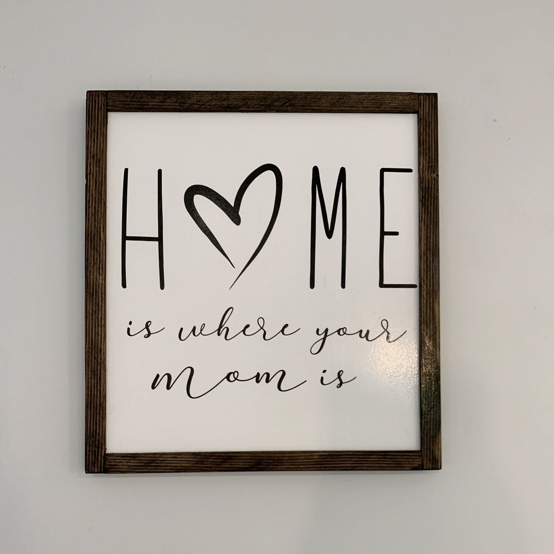 Home is Where Your Mom is Sign Mother's Day Sign Mom Etsy Canada