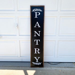 Pantry Sign, Pantry Door Sign, Farmhouse Pantry Sign, Farmhouse Decor, Wood Farmhouse Sign, Rustic Farmhouse Decor, Rustic Signs