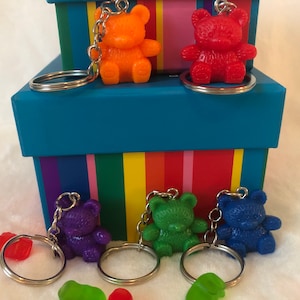 Counting Bear Keychain