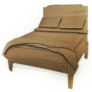 Cardboard Bed Frame - Etsy