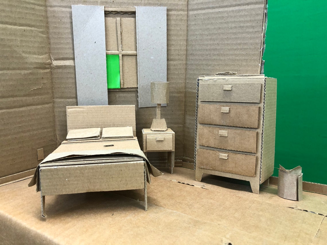 Cardboard Rooms Etsy
