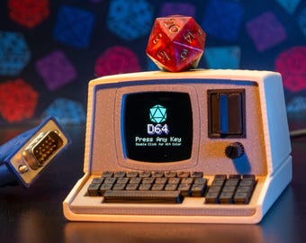 Console'88 – Dados digitales, ordenador retro en miniatura para D&D y juegos de mesa