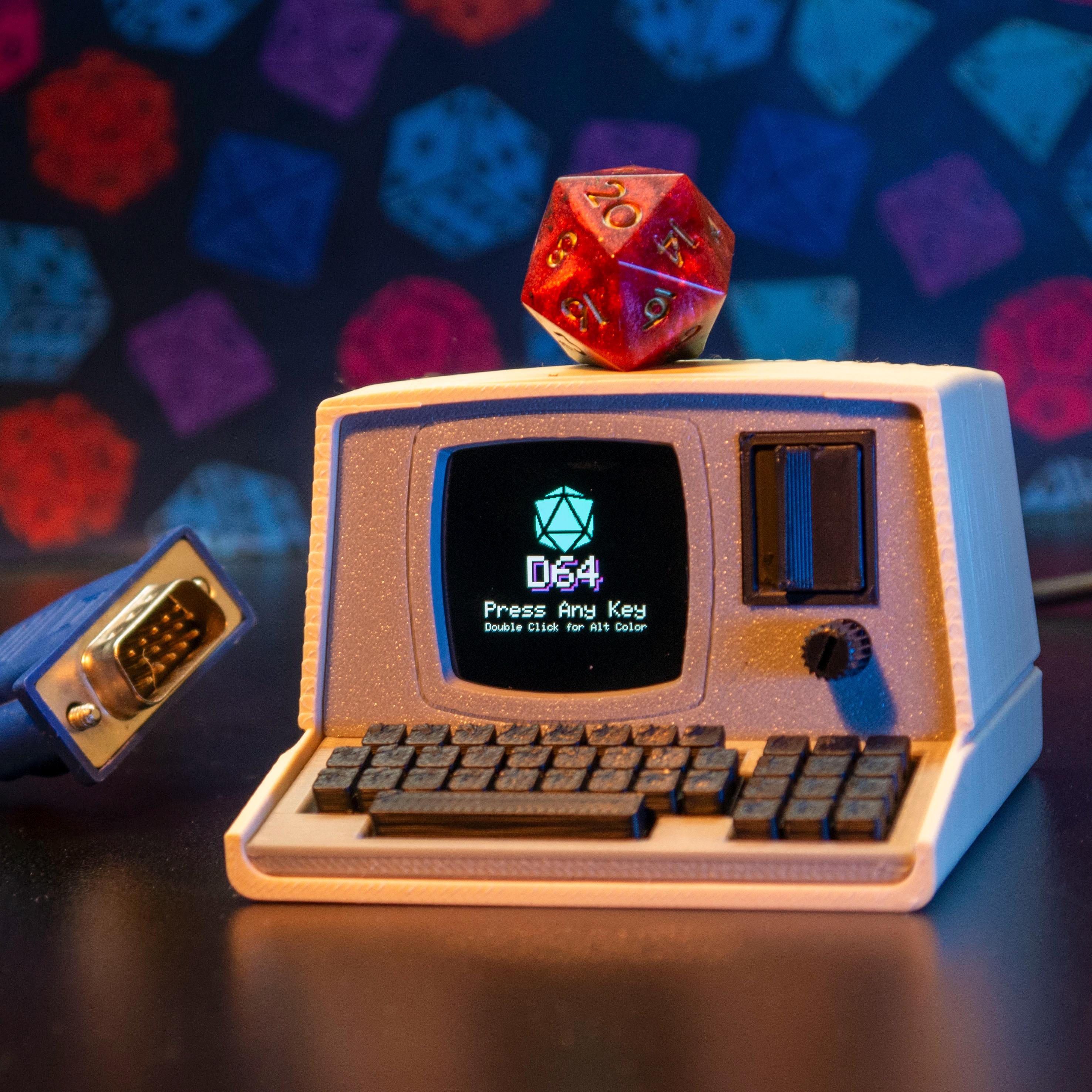 Console'88 – Digital Dice Roller, Retro Miniature Computer for D&D and ...