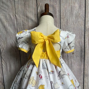 Winnie Pooh birthday dress, Girl Winnie the Pooh dress, Toddler & Little Girls  Whinnie Pooh, Disney dress,Girls Disney Vacation Clothes