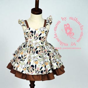 Mädchen Safari Kleid, Maus Safari Kleid Animal Kingdom Kleid, Micky Minnie Maus Safari