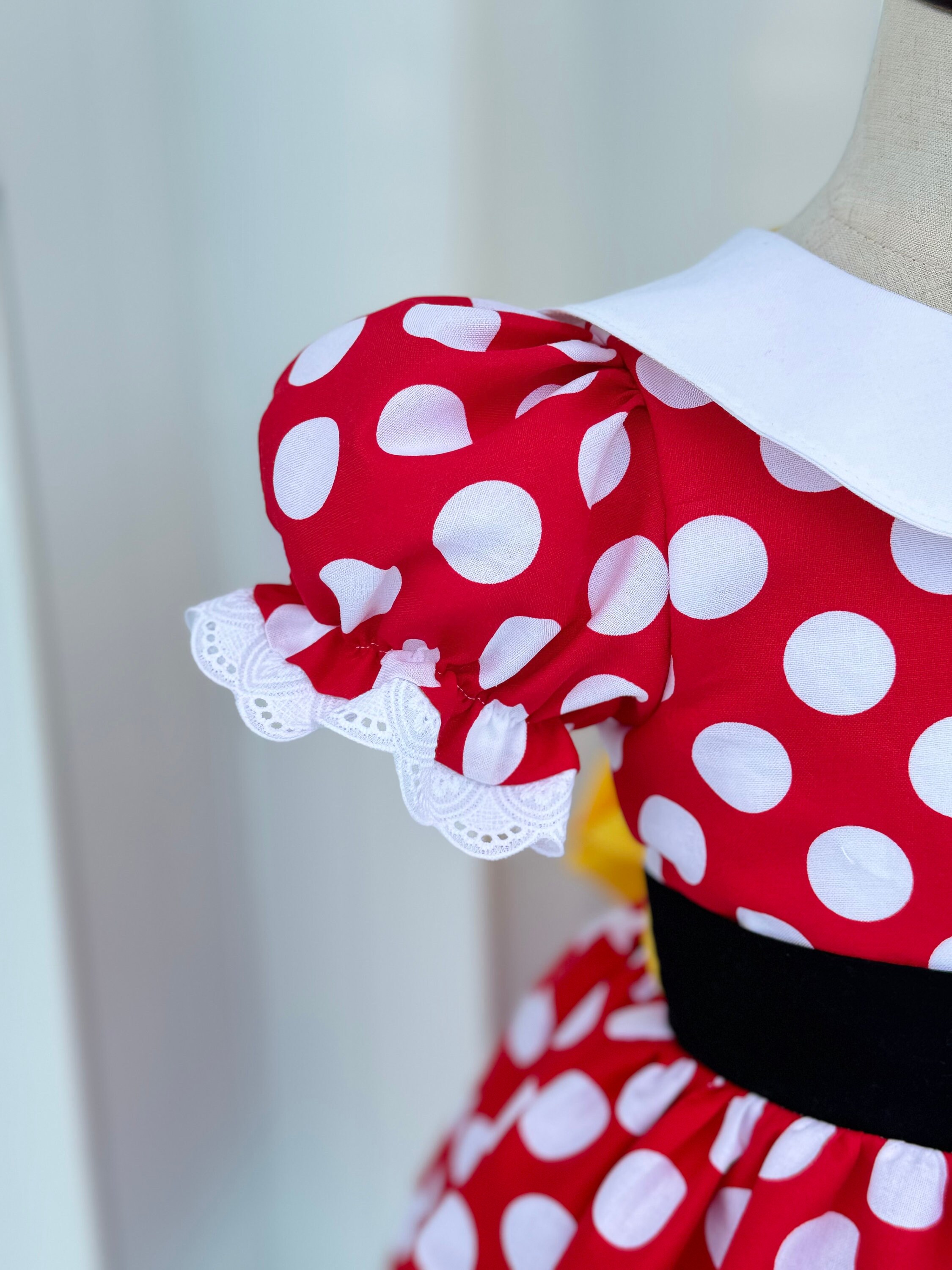 Minnie Mouse Dress/red and White Dress/minnie Mouse-inspired
