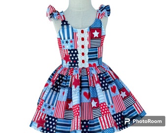 4th of July dress, Fourth of July dress ,Patriotic outfit ,