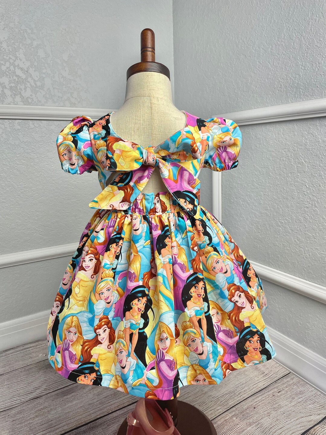 Toddler Girls' Disney Princess Dress/birthday Party/disney Etsy