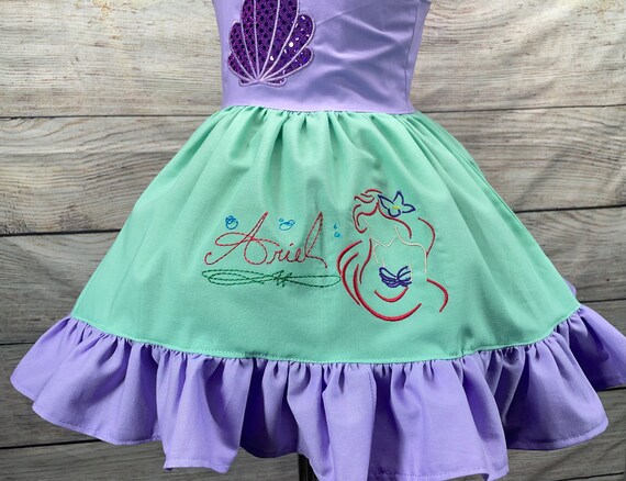 vestidos de niña disfraz ariel sirenita