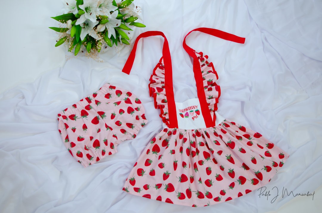 STRAWBERRY BLISS JILL DRESS WITH BLOOMER