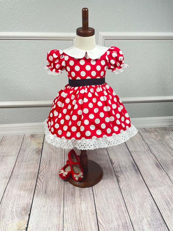 Minnie Mouse Costume Adult Disney Classic Red Dress Minnie Mouse Costume Adult Disney Classic Red Dress