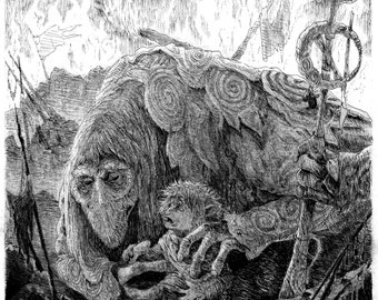 First thing I remember - The Dark Crystal - Fan Illustration Print