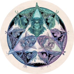 Three Gelflings 'The Dark Crystal Age of Resistance' 3rd Anniversary Fanart Print image 1