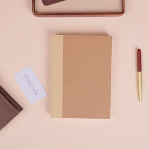 Stitch Bound A5 Notebook, 180 Degree Flatlay Binding