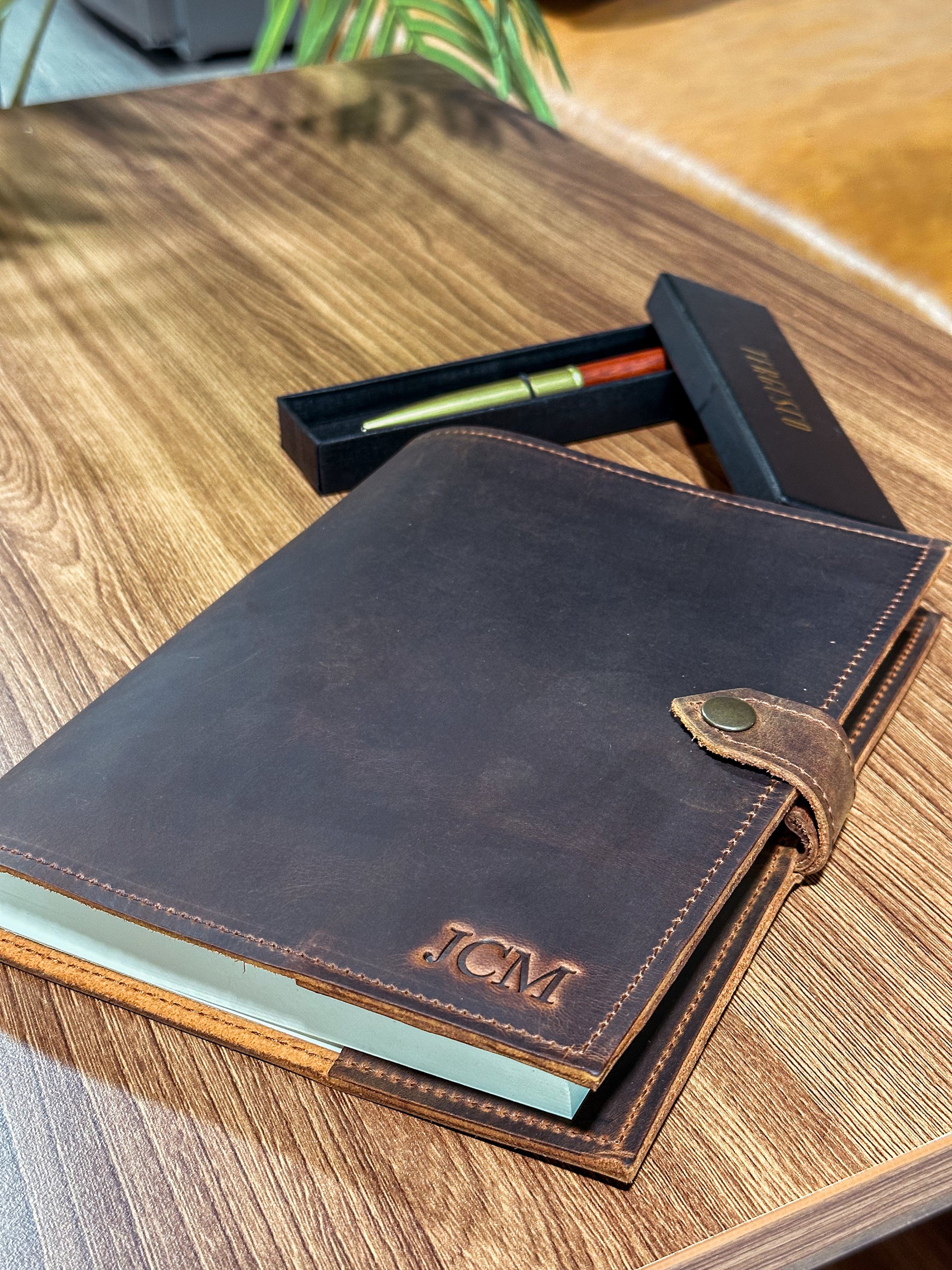 3 Year Anniversary Leather Notebook - Vintage Embossed Journal, Gift For Him Or Her (7.8 X 4.27 Inches)
