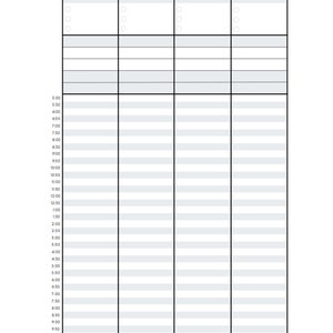 Productivity Calendar Goal Setting Planner, Leather Refillable Monthly Weekly Daily Planner with Time Slots image 8