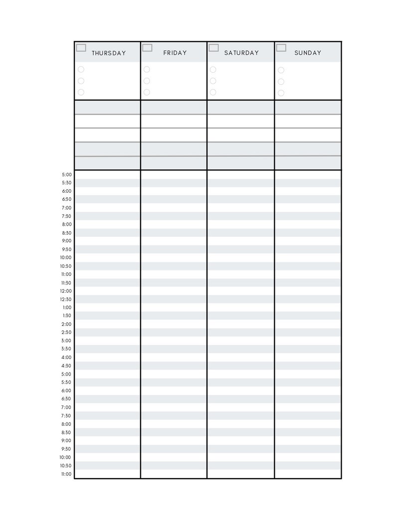 Productivity Calendar Goal Setting Planner, Leather Refillable Monthly Weekly Daily Planner with Time Slots image 8