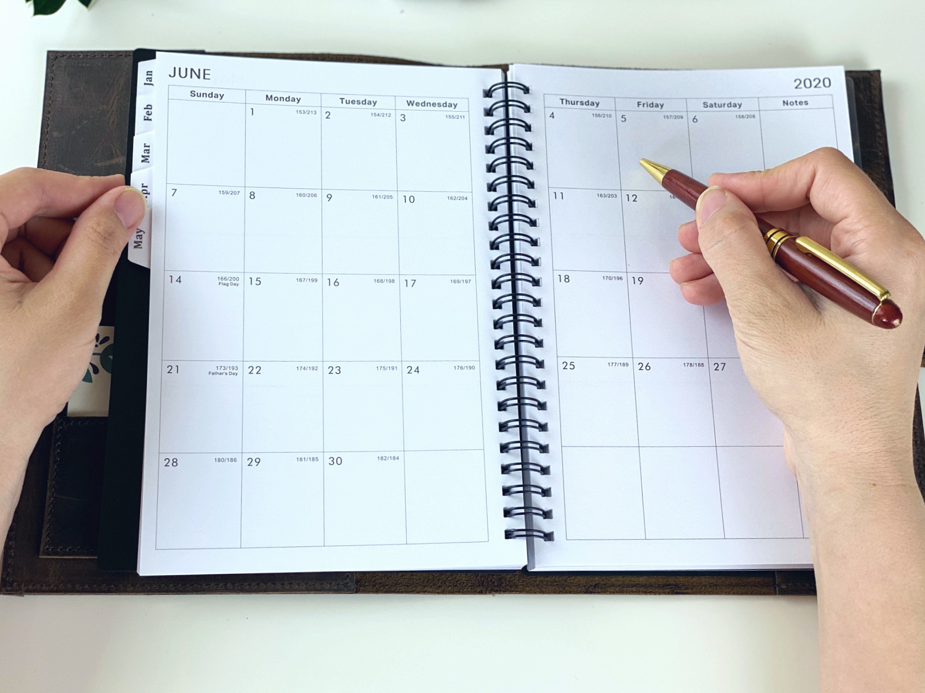 Leather Planner 2021 Personalized 2021 Planner Planner Cover Etsy