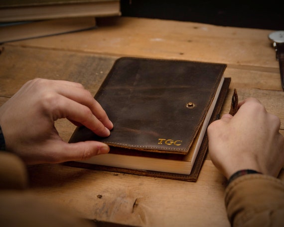 Personalized Leather Journal Notebook Diary, Leather Sketchbook, Travel Notebook, Corporate Gifts, Valentine's Day Gift