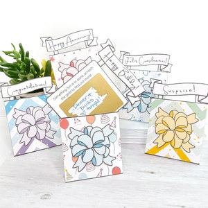 Surprise gift reveal, Surprise scratch off card, Birthday gift reveal, Surprise vacation scratch card, Scratch reveal card, Mothers Day gift