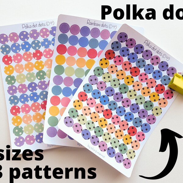 Polka Dot Planner - Etsy