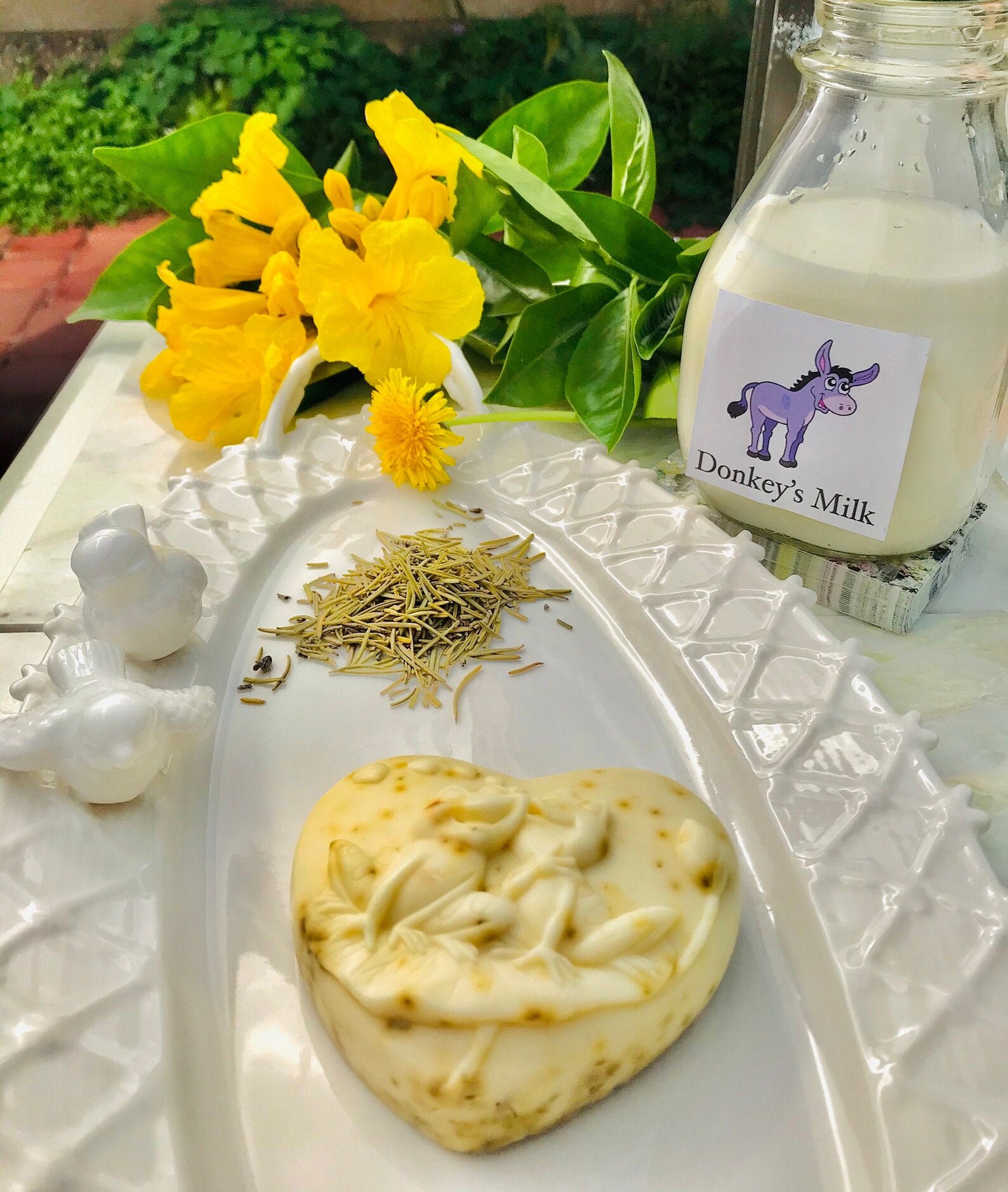 Donkey Milk Rosemary Rosemary & Donkeys Milk Etsy