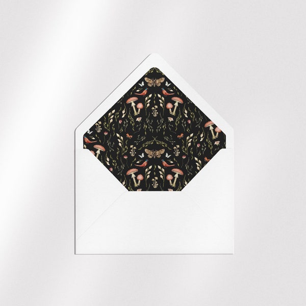 Moody Envelope Liner Template Etsy